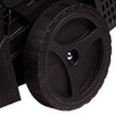 Задние колеса увеличенного диаметра для удобного управления движением