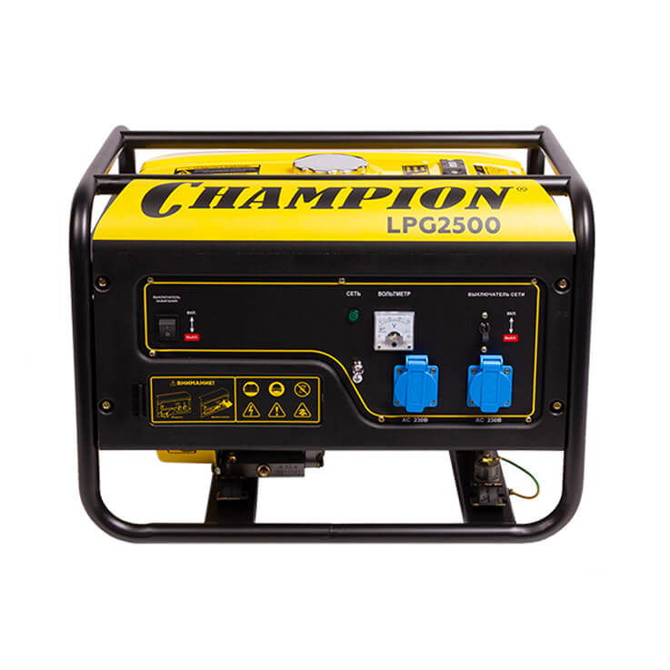 Генератор бензиновый Champion LPG2500 (бензин или газ)