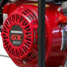Двигатель генератора произведен надежной японской фирмой Honda