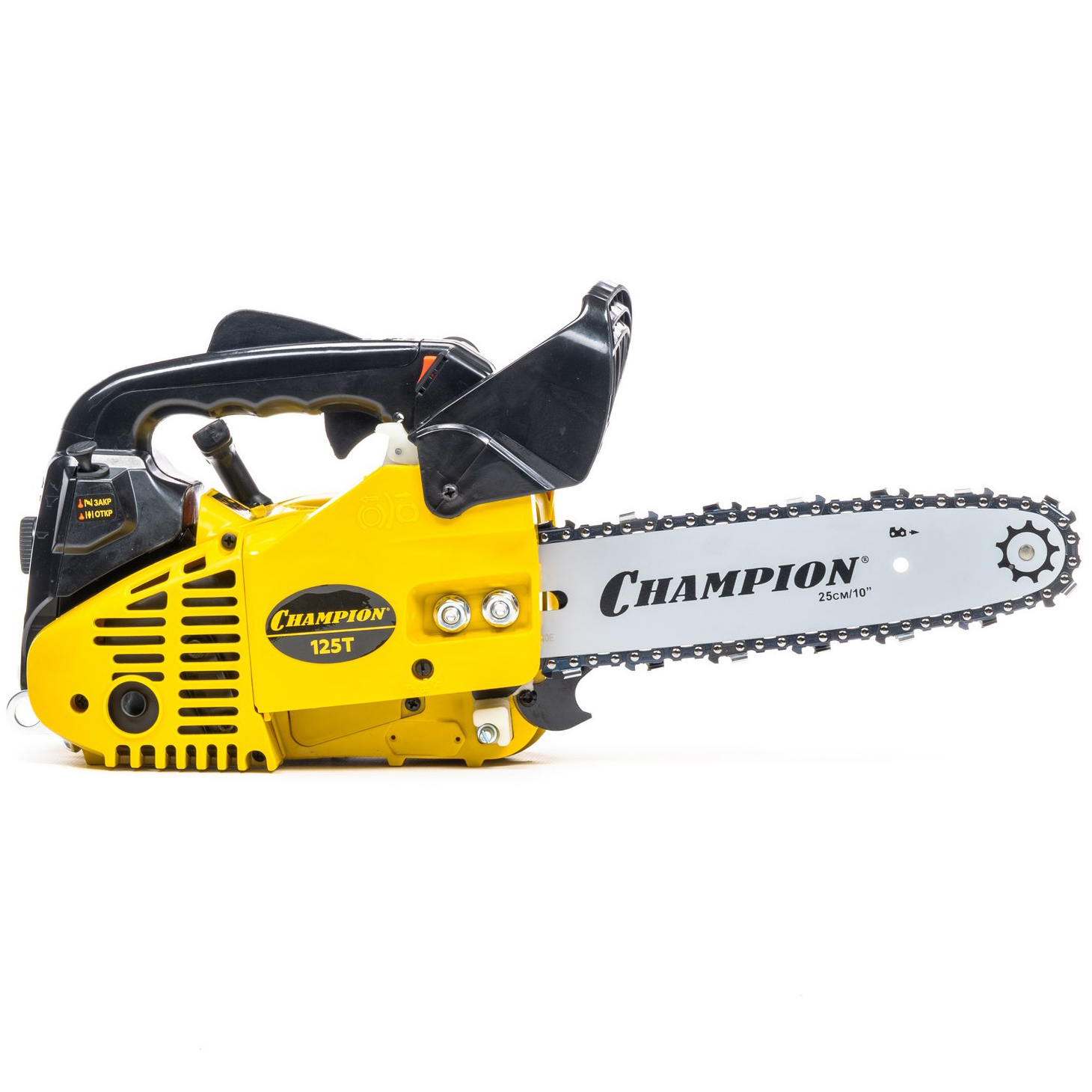 Пила бензиновая (бензопила) Champion 125T-10"