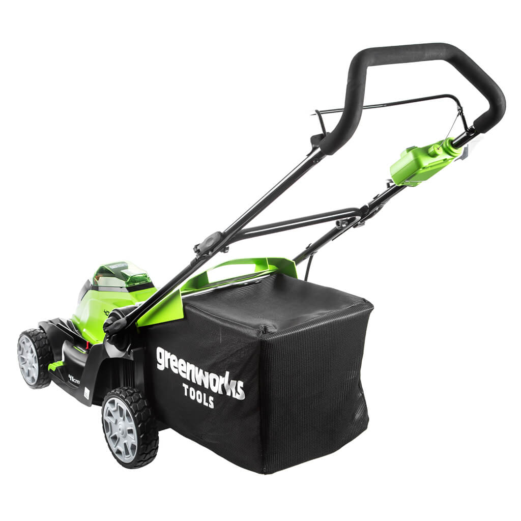 Газонокосилка аккумуляторная Greenworks G40LM41K4 (4 А.ч. и з.у.)