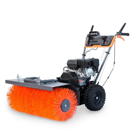 Подметальная машина бензиновая VILLARTEC SW7080E + насадка снегоуборщик