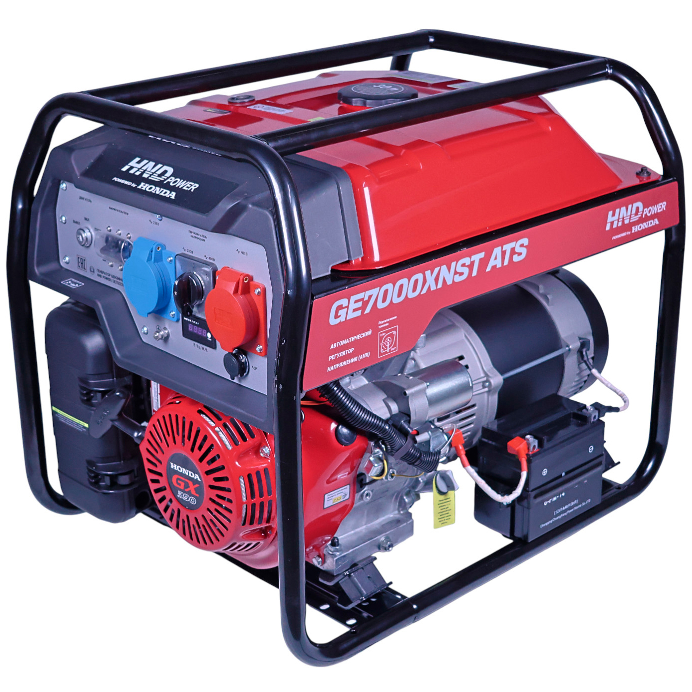 Генератор бензиновый HND GE 7000 XNST ATS (АВР)