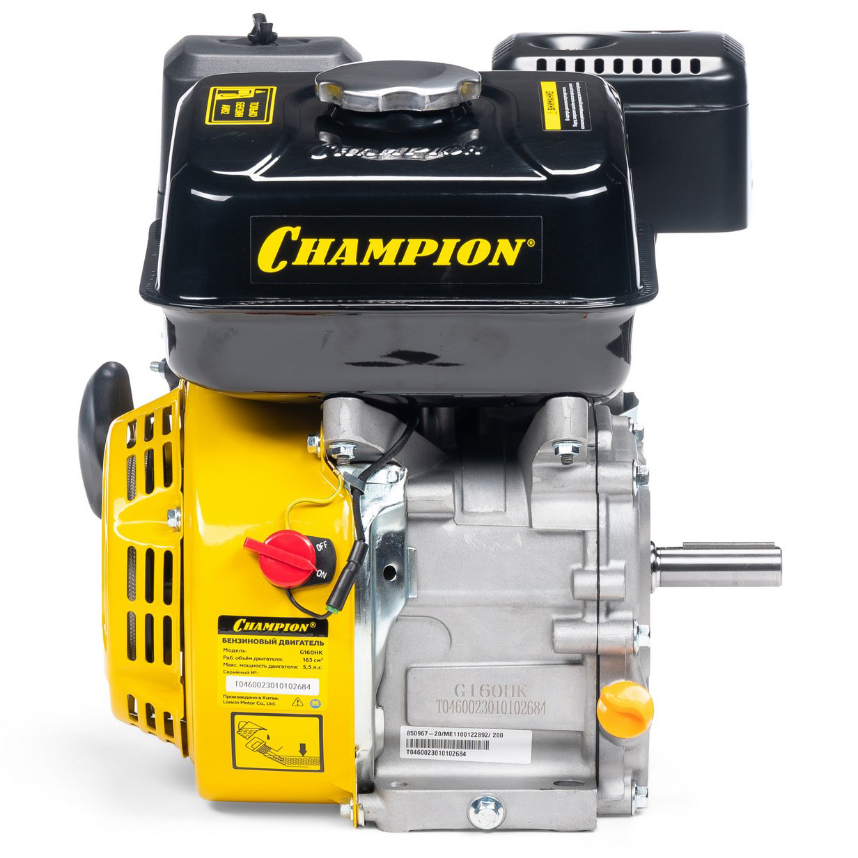 Двигатель Champion G160HK