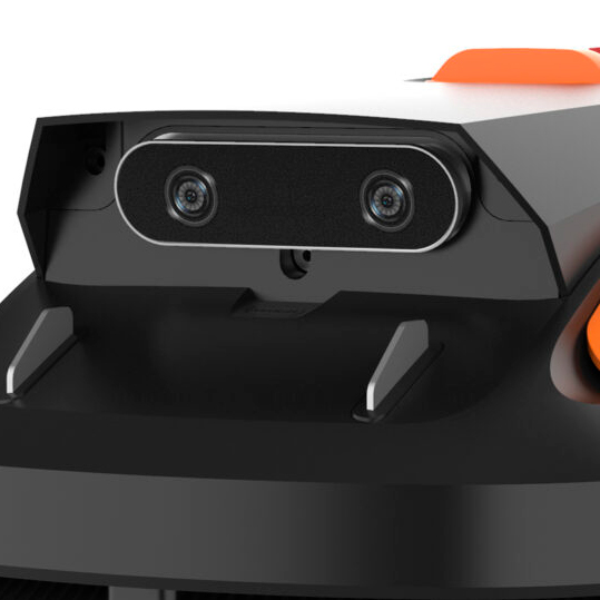 Интеллектуальное зрение: стереокамера с ИИ точно распознает границы газона и препятствия, предотвращая столкновения и наезды на клумбы