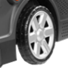 Задние колеса увеличенного диаметра для повышения проходимости