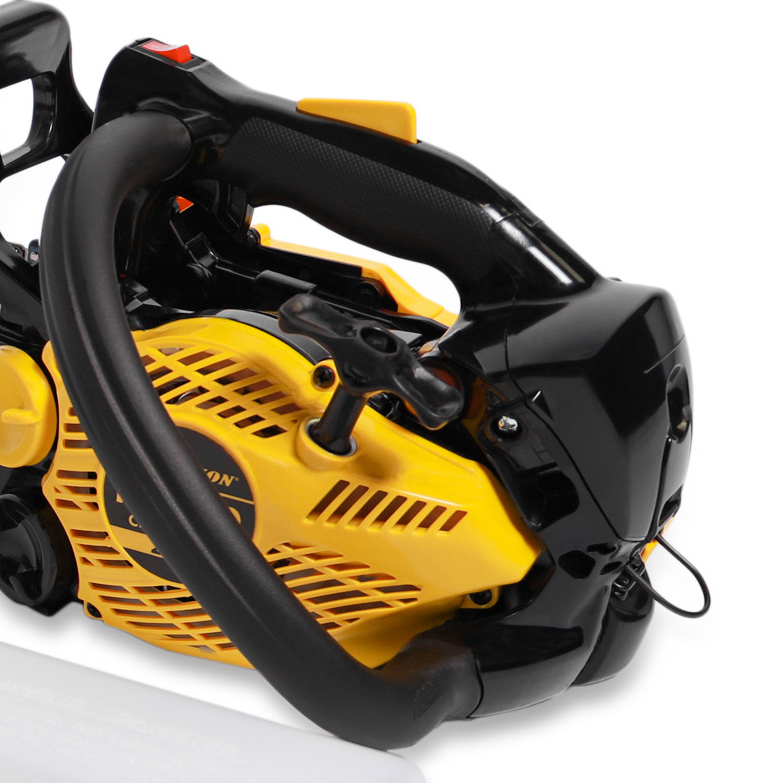 Удобное расположение и строение рукояток, на одной из которых-система управления