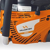 2-х тактный двигатель Villartec с увеличенным моторесурсом, сниженным на 20% расходом топлива