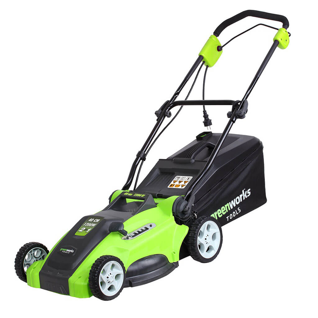 Газонокосилка электрическая Greenworks GLM1240