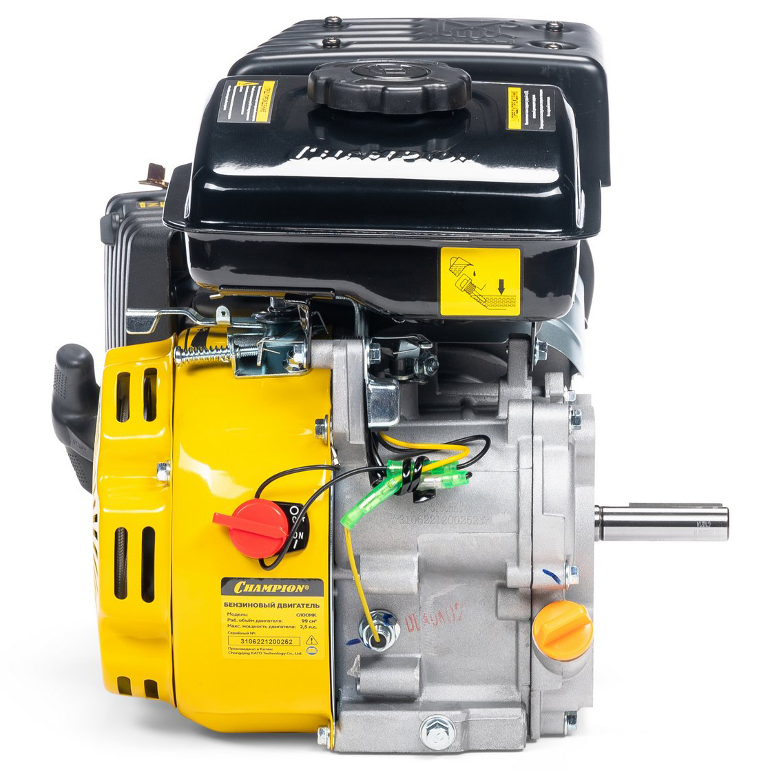 Двигатель Champion G100HK