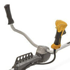 Рукоятка велосипедного типа с эргономично расположенными узлами управления