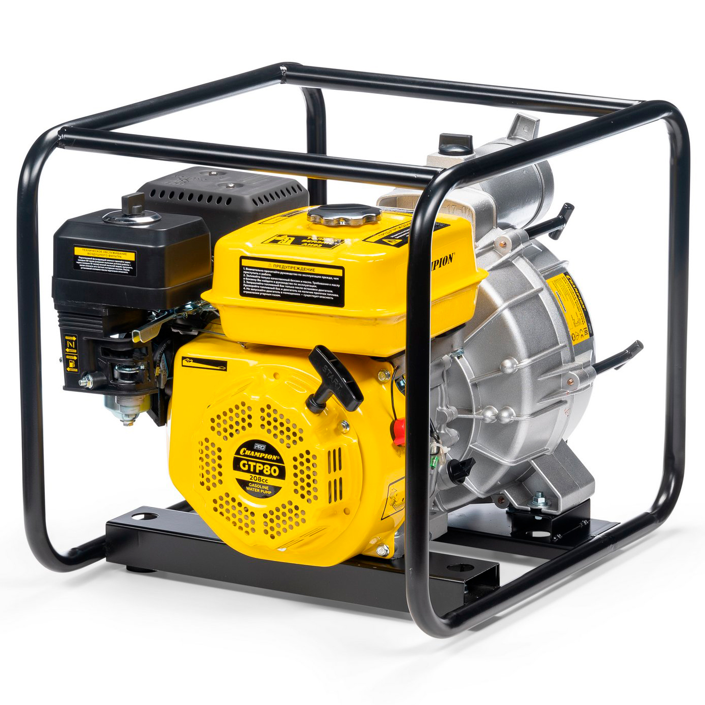 Мотопомпа бензиновая Champion GTP80