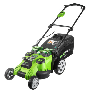 Газонокосилка аккумуляторная Greenworks G40LM49DBK3 (3 А.ч. и з.у.)
