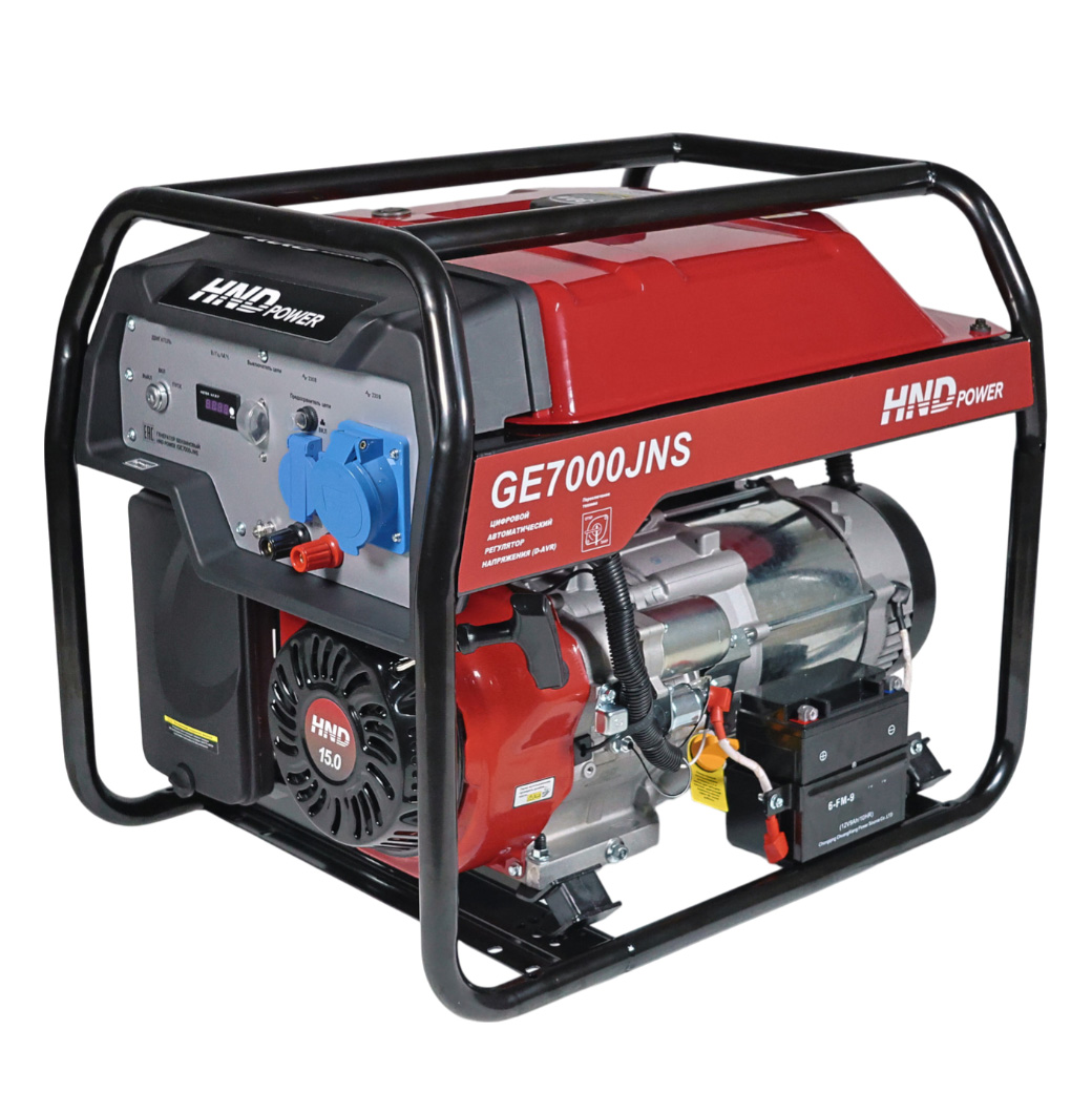 Генератор бензиновый HND GE 7000 JNS
