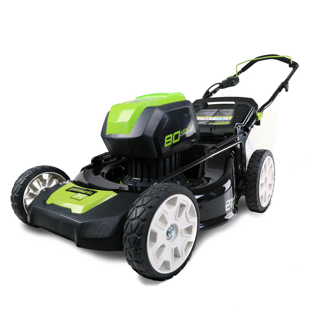 Газонокосилка аккумуляторная Greenworks GD80LM51SPK4 (4 А.ч. и з.у.)