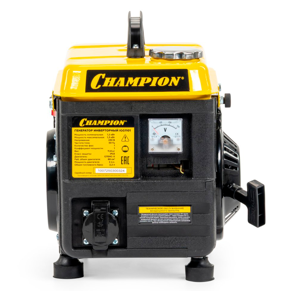 Генератор бензиновый инверторный Champion IGG1101