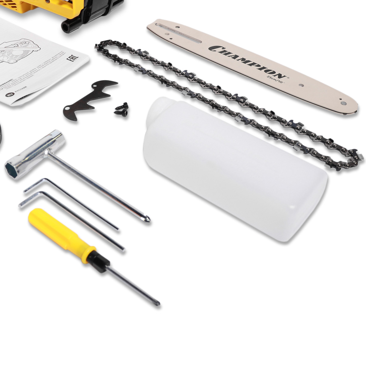 Необходимые для работы инструмент в комплекте