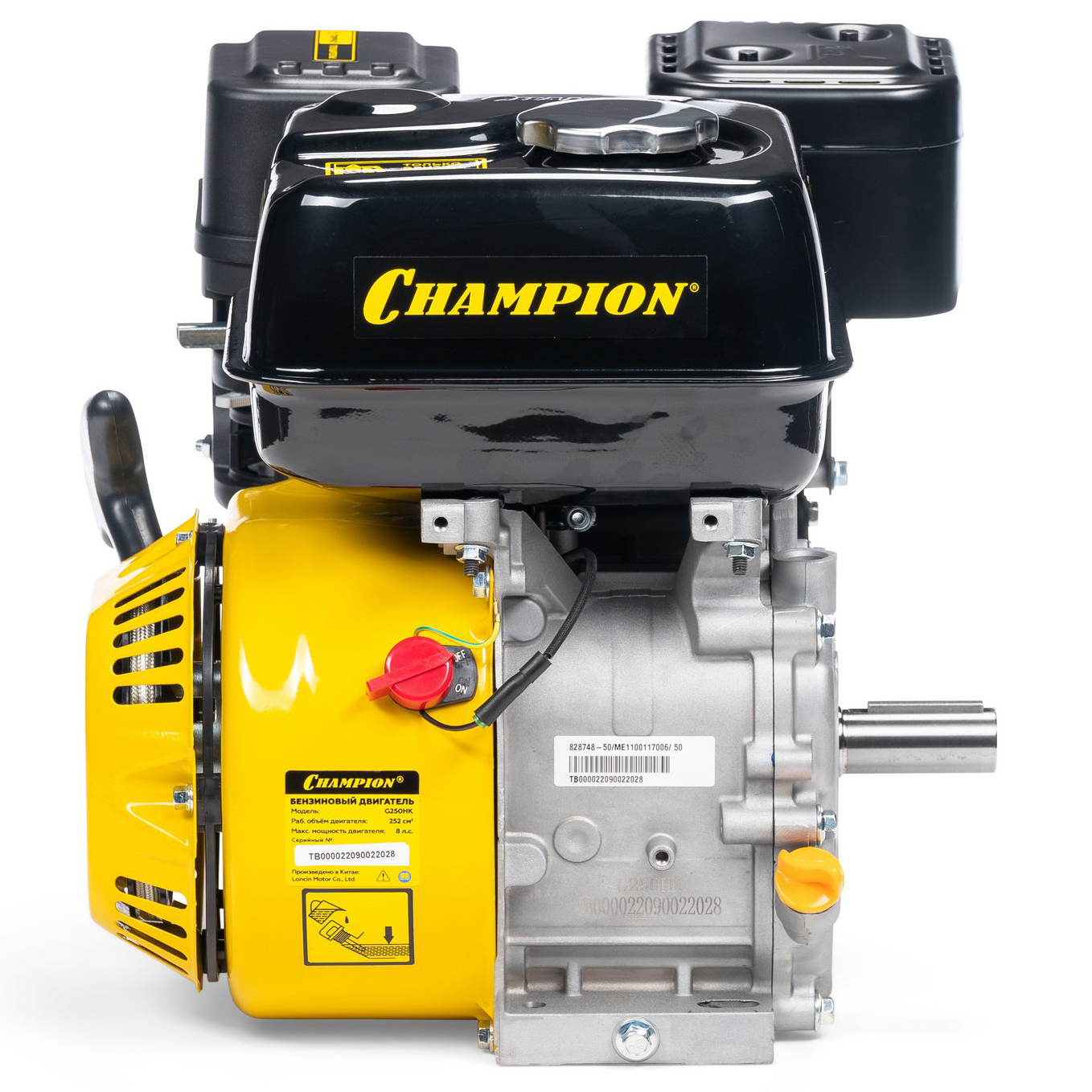 Двигатель Champion G250HK