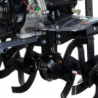 Усиленный чугунный редуктор гарантирует устойчивость к ударным нагрузкам и стабильную работу