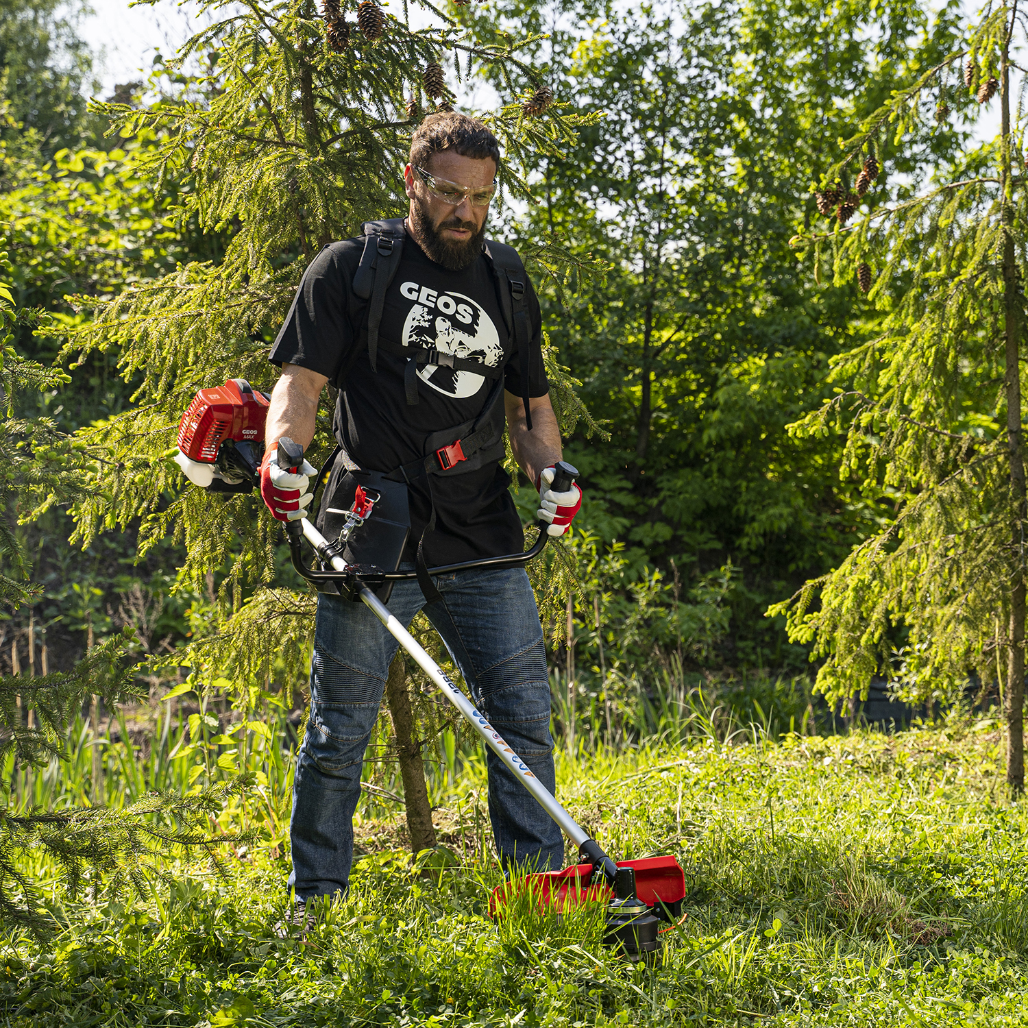 Комфортная работа благодаря эргономичной и регулируемой рукоятке велосипедного типа