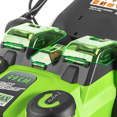 Двойной двигатель TwinForce обеспечивает высокую производительность работы