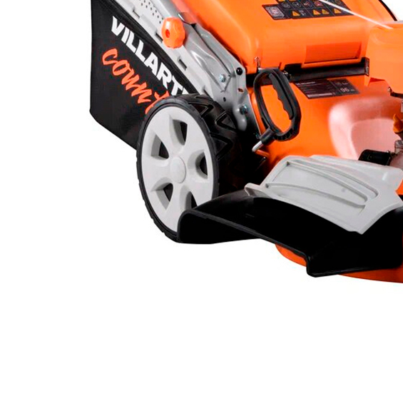 3 режима работы: мульчирование, боковой выброс и сбор травы