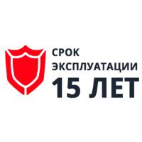 Обещанный срок эксплуатации от производителя составляет 15 лет