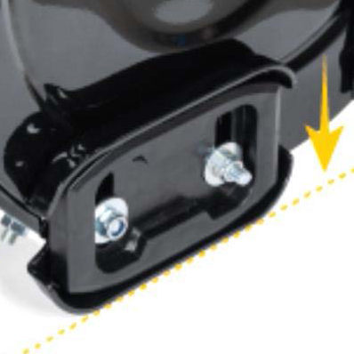 Два вида полозков для асфальта и плитки в комплекте