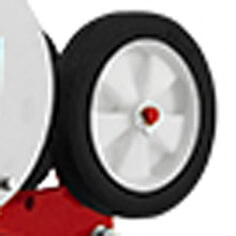 Транспортировочные колеса позволяют легко перемещать устройство