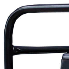 Металлическая рамная конструкция придает устойчивость и защищает от повреждений