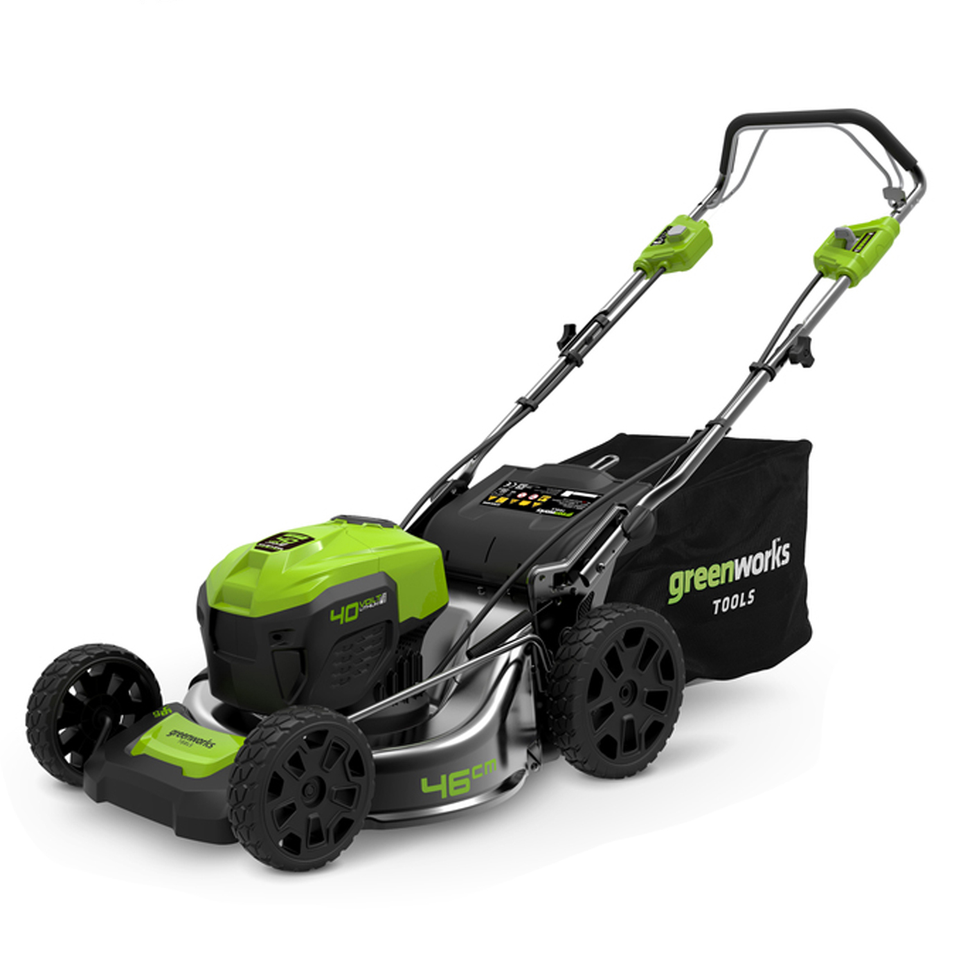 Газонокосилка аккумуляторная Greenworks GD40LM46SP (с АКБ 4АЧ и ЗУ)
