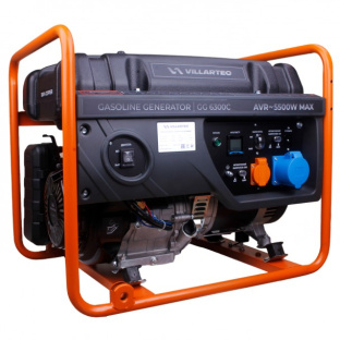Генератор бензиновый VILLARTEC GG6300C 5,0/5,5квт 