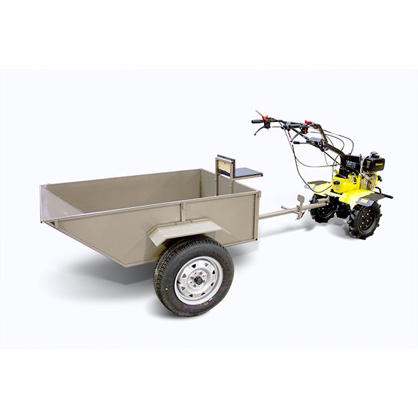 Тележка прицепная большая Champion для мотоблоков (750 кг, 1500*1000*400 мм, R13)